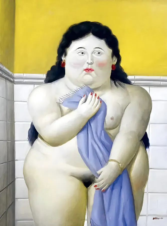 merodeos · mujer en el baño